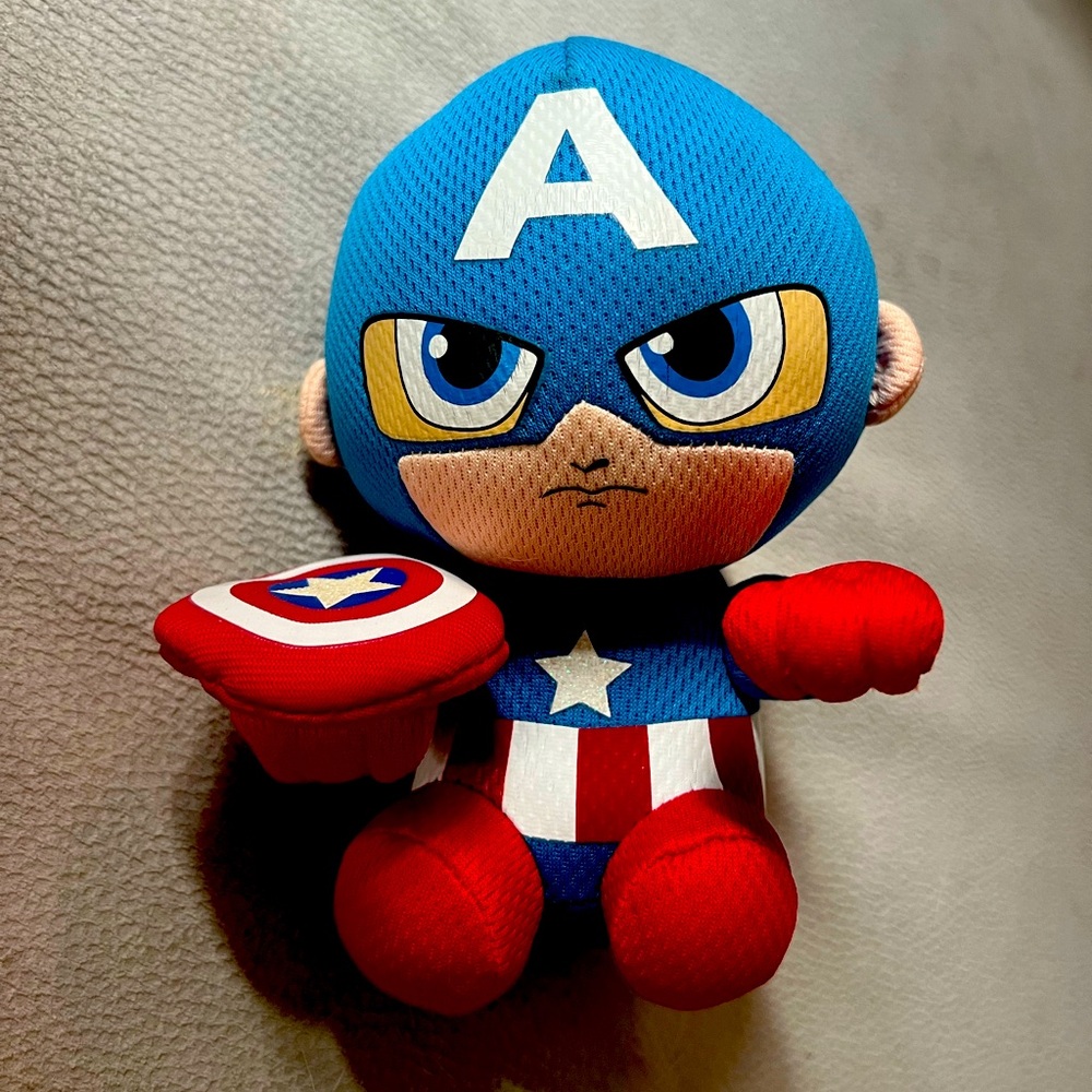 Captain America Marvel mini plush toy
